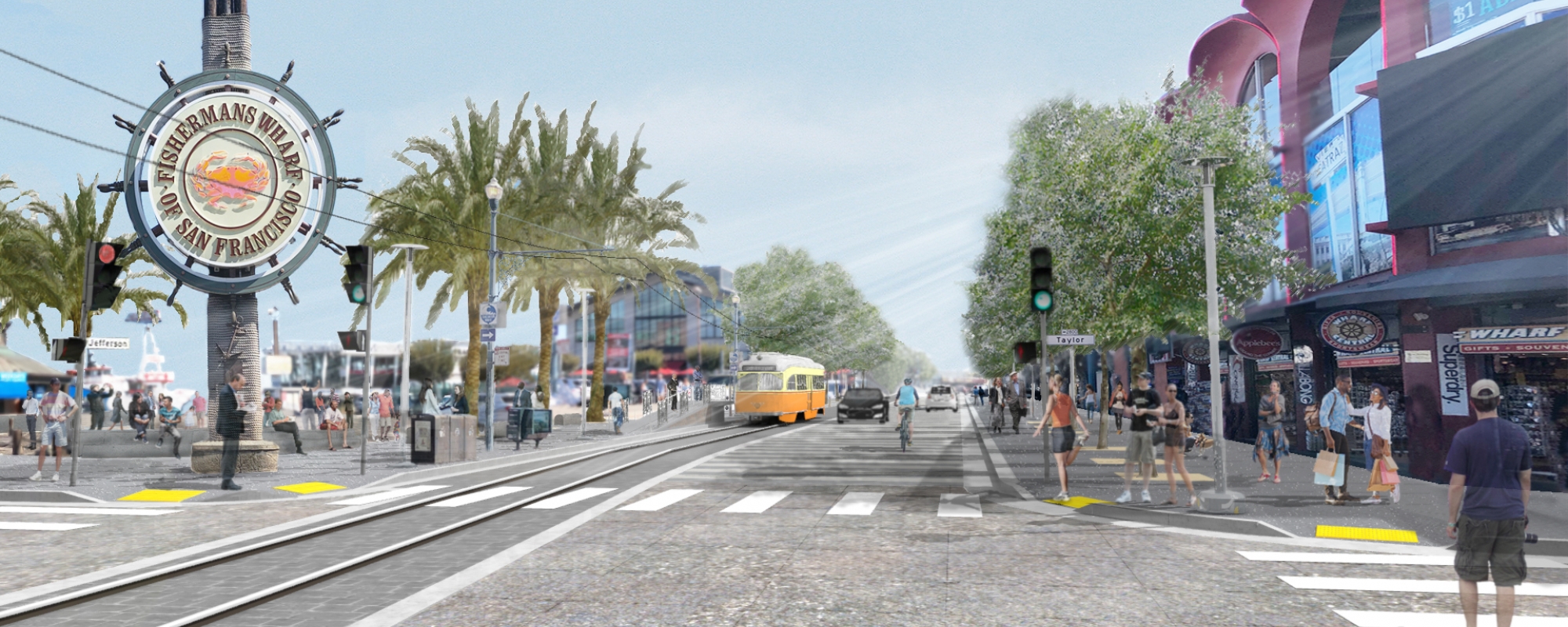 Jefferson Streetscape Rendering - Jefferson at Taylor