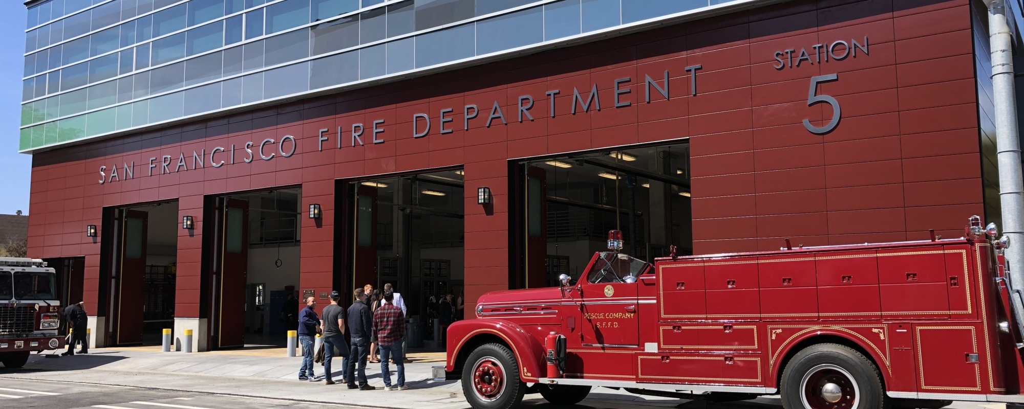 The newly completed Fire Station No. 5