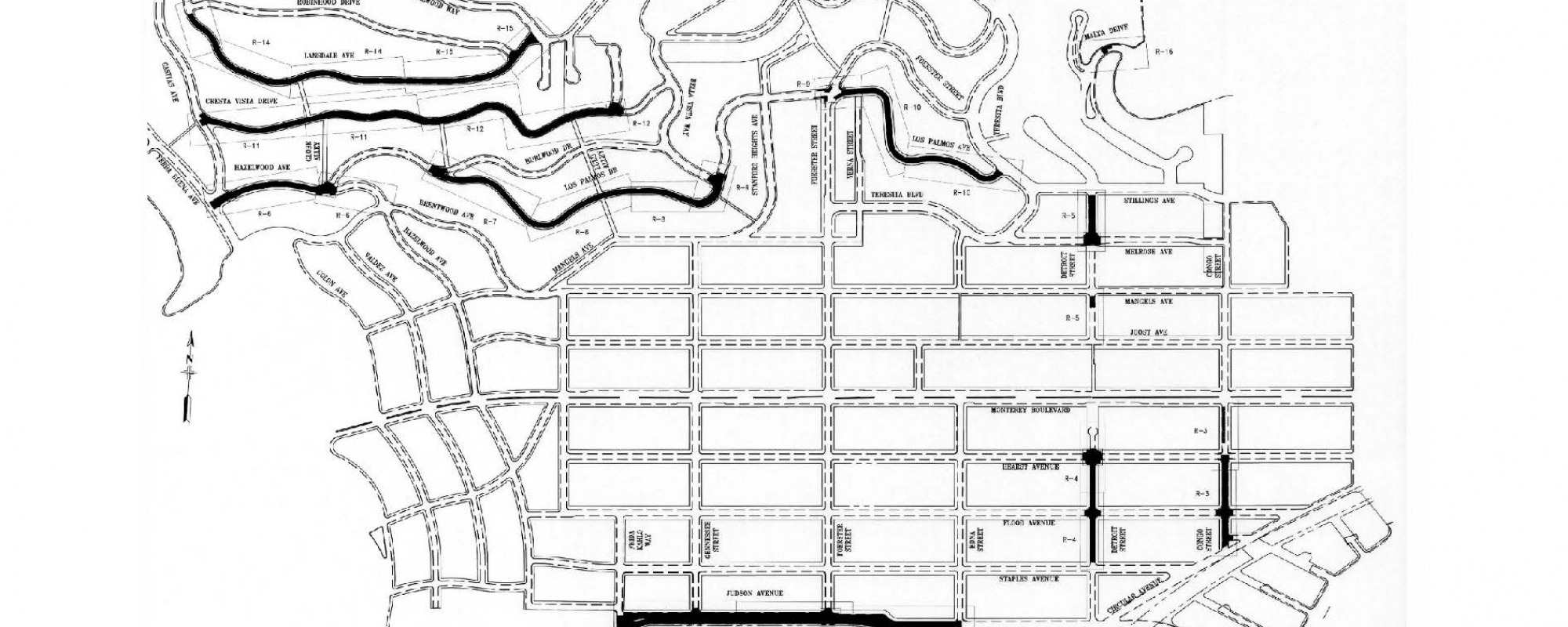 Pavement Plan Map