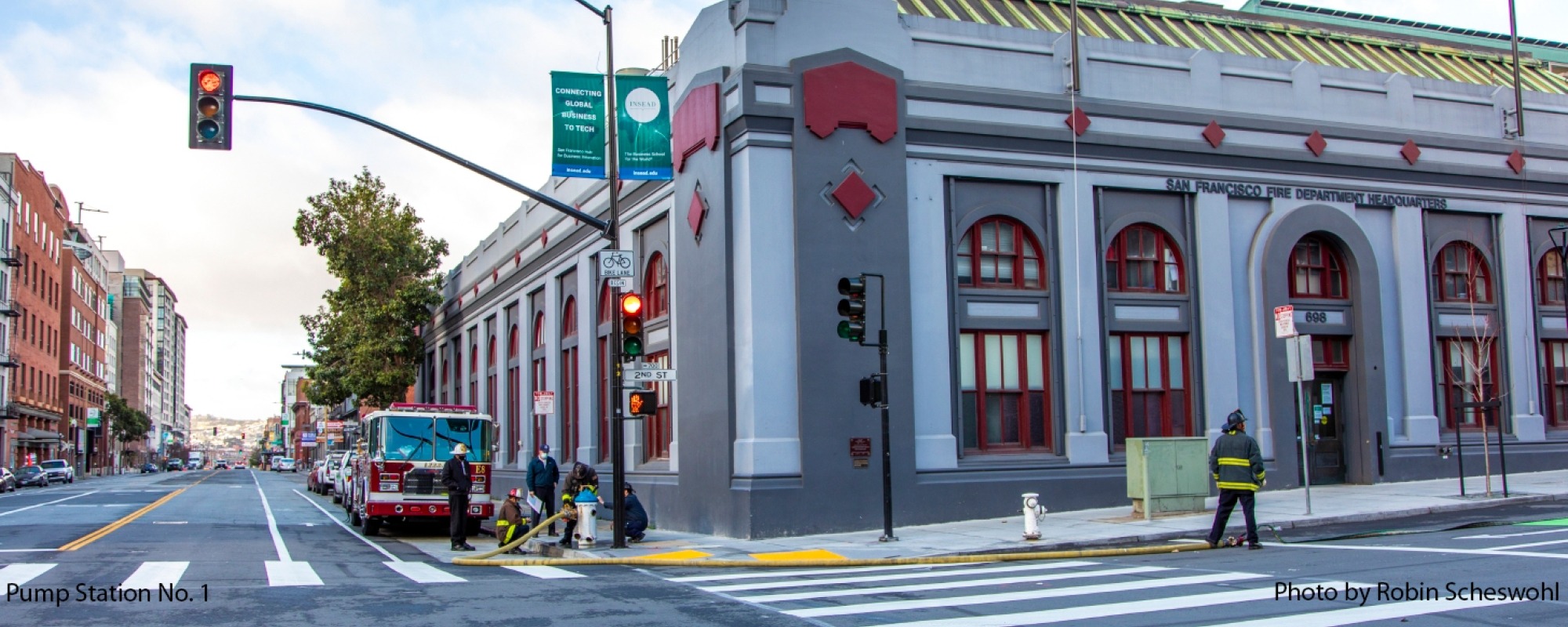 The exterior of Pump Station No. 1.