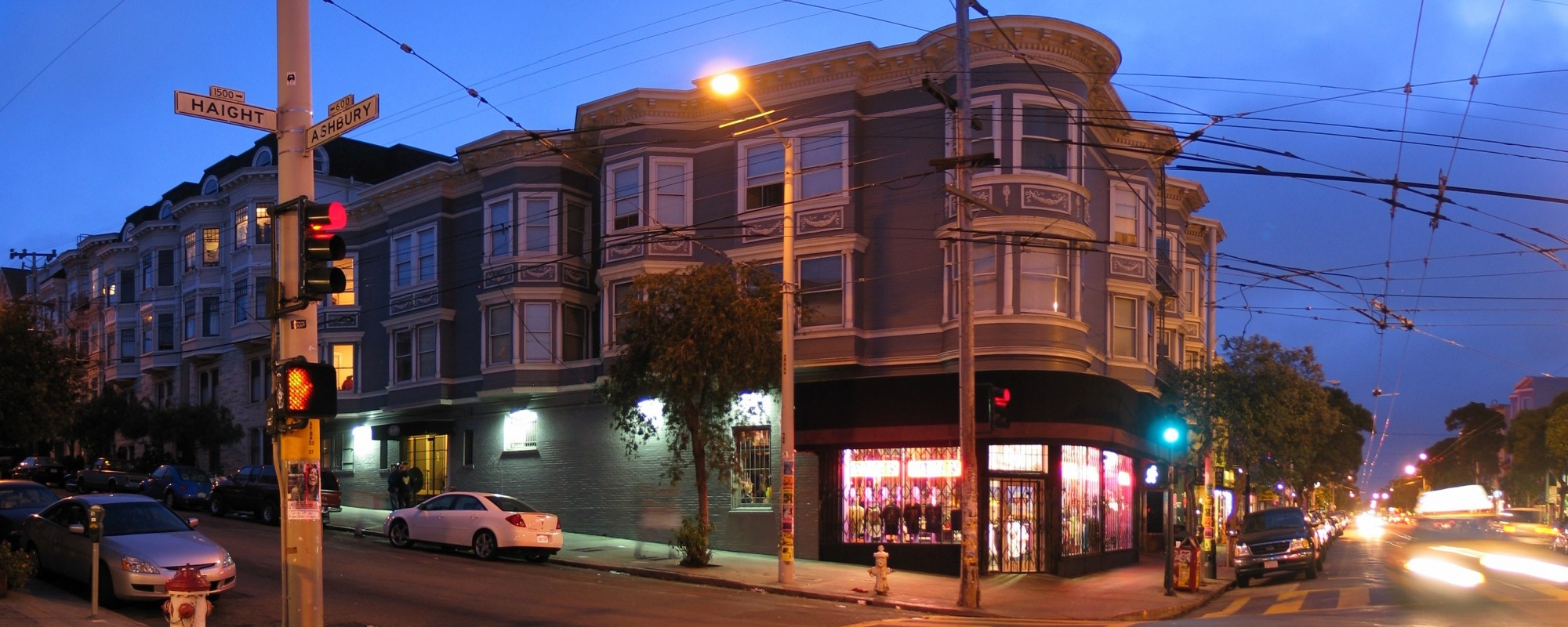 corner of Haight and Ashbury