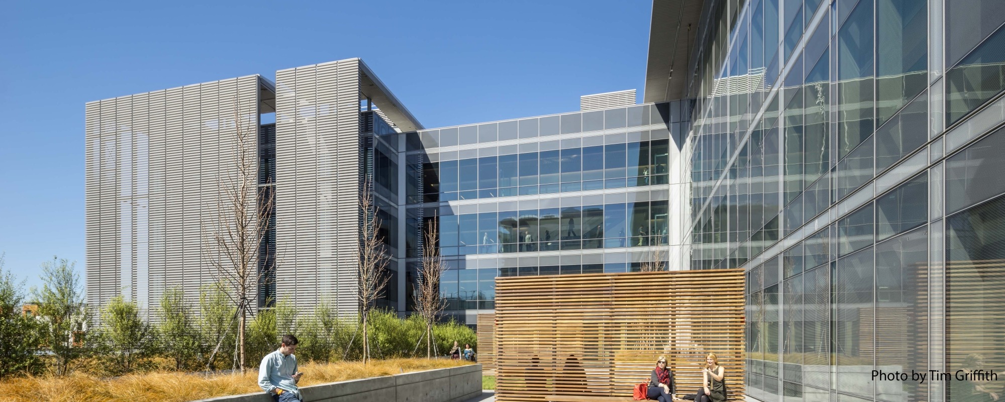 The San Francisco Public Safety Building's outdoor area.