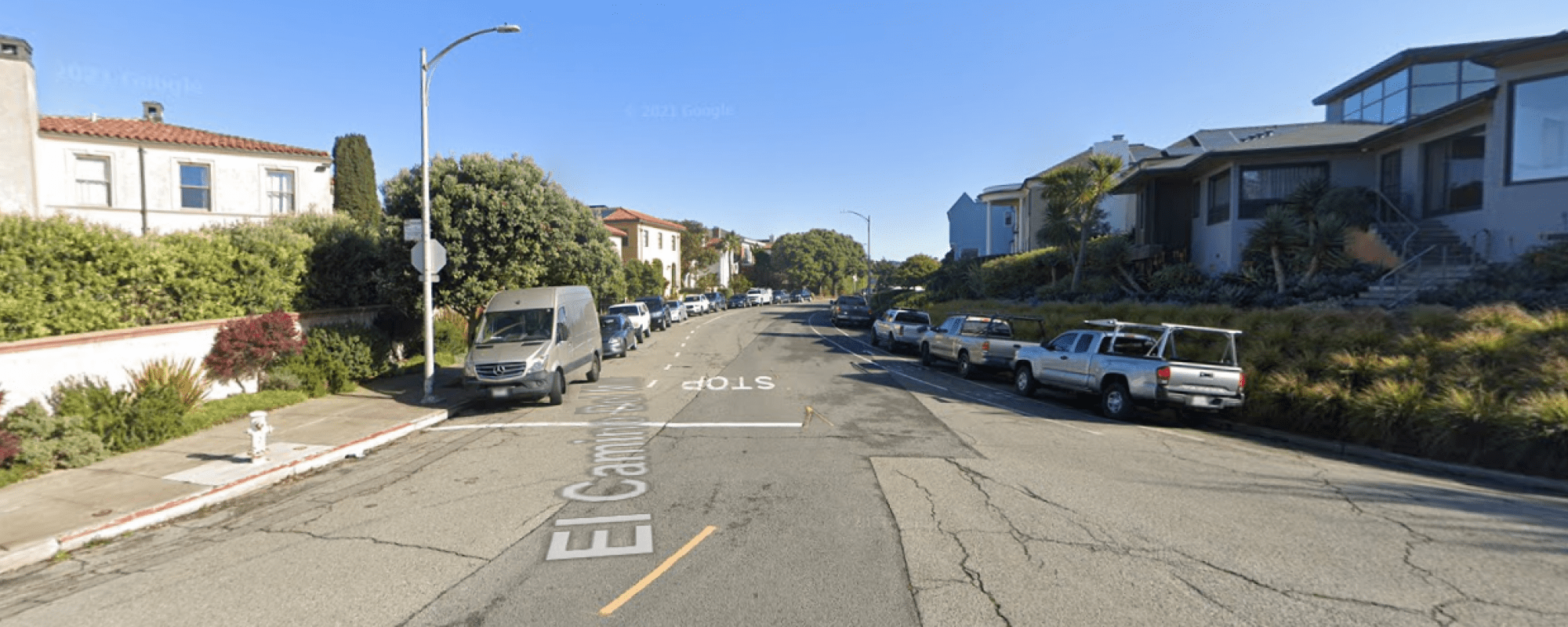 Street View of El Camino Del Mar